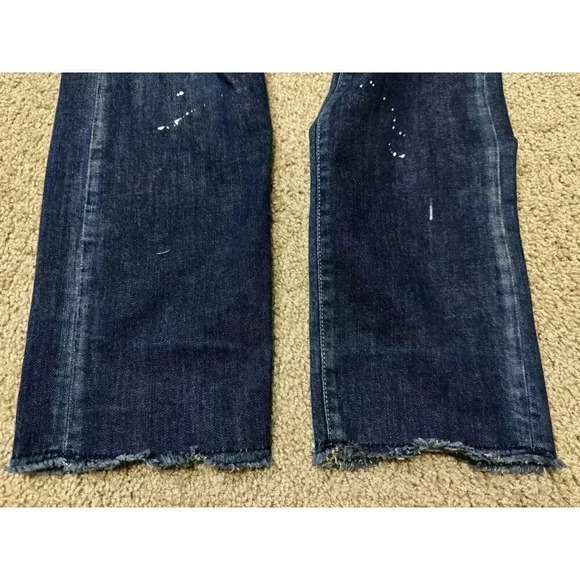 ARAMANI EXCHANGE Jeans Men’s 32x32 Straight Slim Leg Paint Splatter Distressed - Picture 9 of 11